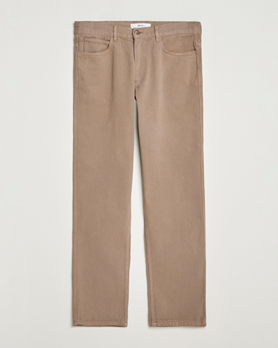 Palmes Coarse 5-Pocket Trousers Fossil – Brun