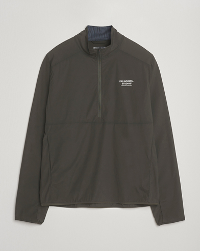 Herre | Pas Normal Studios | Pas Normal Studios Balance Half Zip Jacket Dark Olive