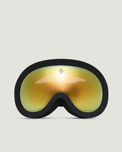 Moncler Lunettes Snowray Ski Goggles Black/Gold – Svart