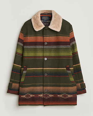 Pendleton Dayton Coat Tumalo Olive – Flerfarget
