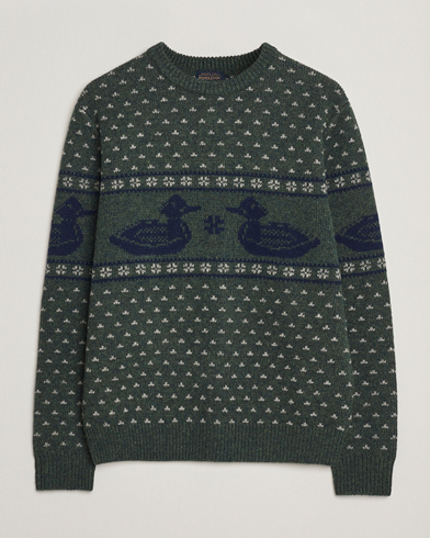 Pendleton Wool Duck Sweater Green – Grønn