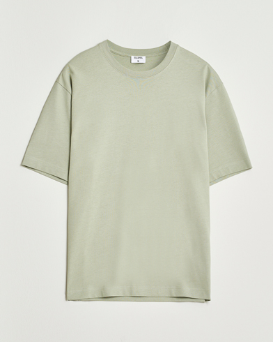 Filippa K Heavy Cotton Crew Neck T-Shirt Faded Green Grey – Grønn