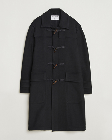 Filippa K Monty Wool Duffle Coat Black – Svart