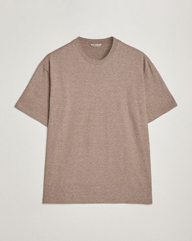 Herre | Auralee | Auralee Seamless Crew Neck T-Shirt Top Brown