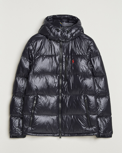 Polo Ralph Lauren Gorham Glossy Down Jacket Polo Black – Svart