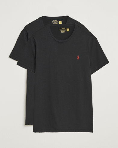 Polo Ralph Lauren 2-Pack Crew Neck T-Shirt Black – Svart
