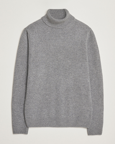 Stenströms Brushed Merino Rollneck Grey – Grå