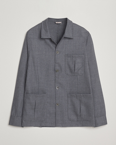 Stenströms Wool Overshirt Grey – Grå