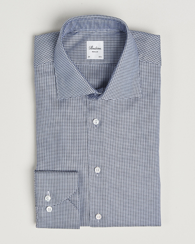 Stenströms Regular Fit Woven Structure Shirt Blue – Blå