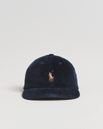 Herre | Polo Ralph Lauren | Polo Ralph Lauren Corduroy Cap Aviator Navy