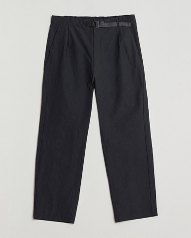 Goldwin One Tuck Tapered Pants Black – Svart