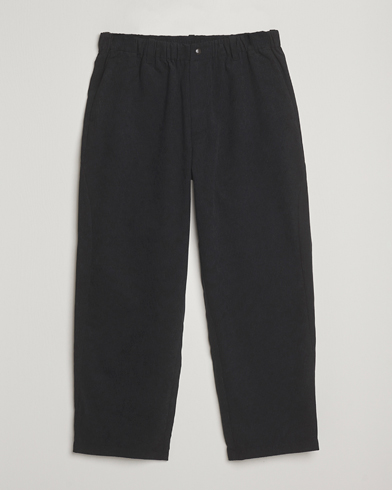 Goldwin Wale Corduroy Straight Pants Black – Svart