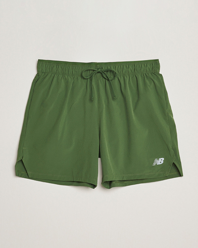 Herre | New Balance Running | New Balance Running Athletics 5 RC Shorts Dark Alpine Green