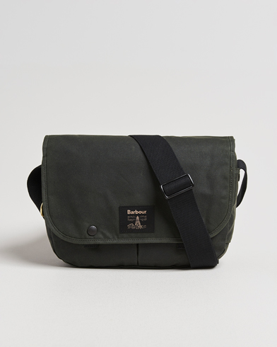 Barbour Lifestyle Field Wax Riever Crossbody Bag Sage – Grønn