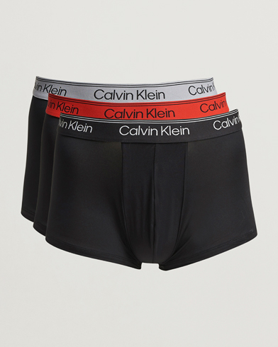 Herre | Calvin Klein | Calvin Klein 3-Pack Micro Stretch Trunk Black