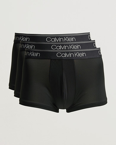Calvin Klein 3-Pack Micro Stretch Trunk Black – Svart