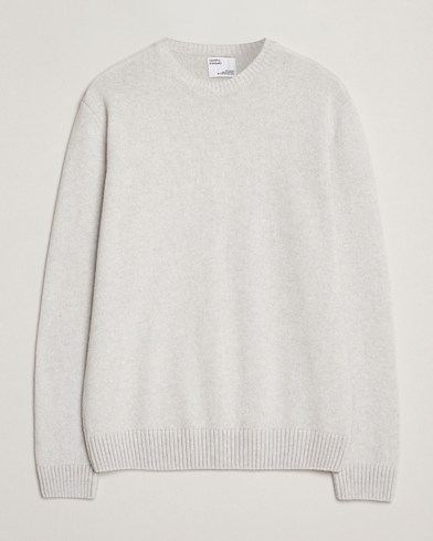 Colorful Standard Classic Merino Wool Crew Neck Snow Melange – Grå