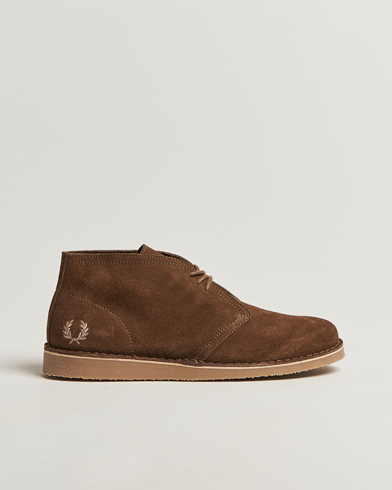Fred Perry Hawley Suede Chukka Boot Marsh Brown – Brun