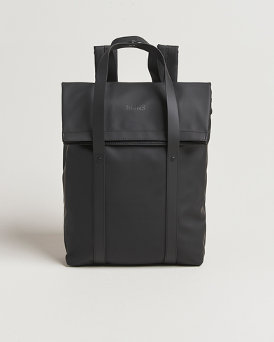 RAINS 2 Way Tote Backpack Black – Svart