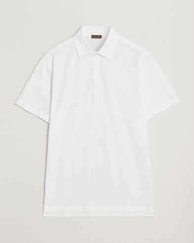Stenströms Supima Cotton Polo Shirt White – Hvit