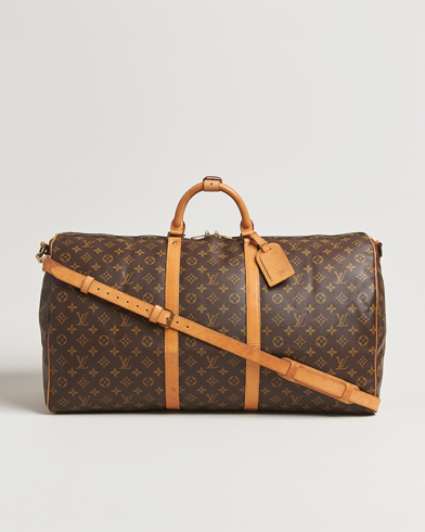 Louis Vuitton Pre-Owned Keepall Bandoulière 60 Monogram – Brun