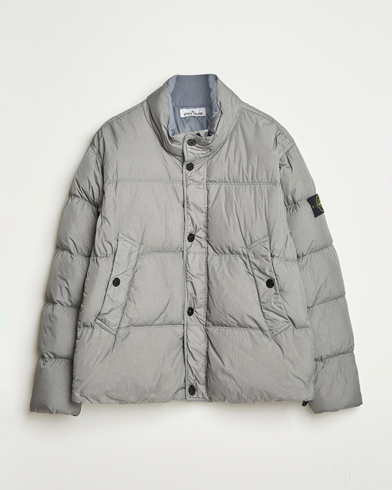 Stone Island Crinkle Reps Down Jacket Cement – Grå