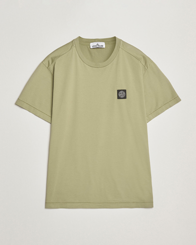 Stone Island Garment Dyed Cotton Jersey T-Shirt Sage – Grønn