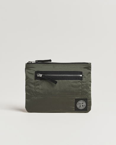 Stone Island Nylon Metal Zip Wallet Musk