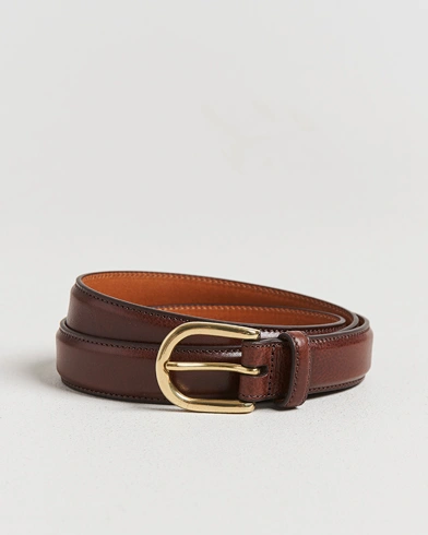Kamakura Shirts Vintage Ivy Horseshoe Buckle Belt Brown – Brun