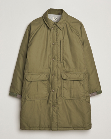 orSlow Padded Active Coat Army Green – Grønn