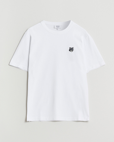 Maison Kitsuné Grey Fox Head T-Shirt White – Hvit