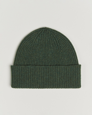 Robert Mackie Clyde Lambswool Beanie Green – Grønn