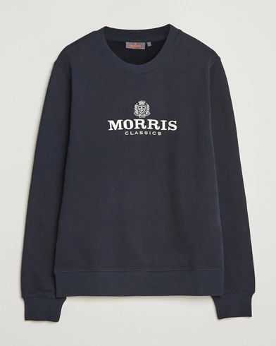 Morris Brian Sweatshirt Old Blue – Blå