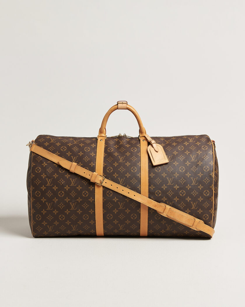 Louis Vuitton Pre-Owned Keepall Bandoulière 60 Monogram – Brun