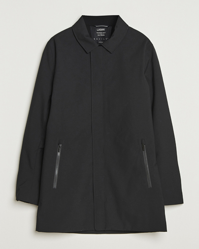 UBR Regulator Coat Savile Black Wool – Svart