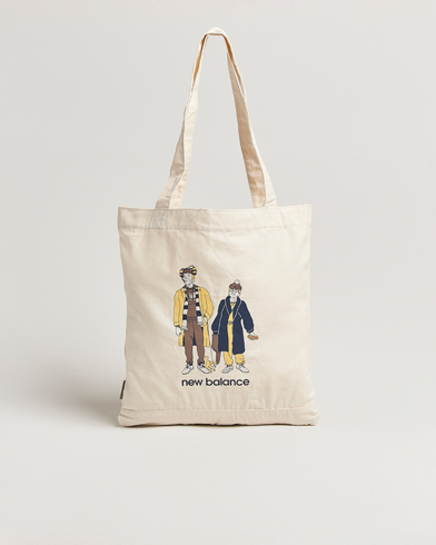 New Balance Graphic Tote Bag Ecru – Hvit