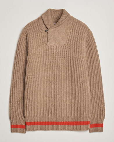 Herre | Filson | Filson Bristol Shawl Neck Sweater Oatmeal