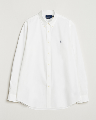 Polo Ralph Lauren Custom Fit Stretch Poplin Shirt White – Hvit