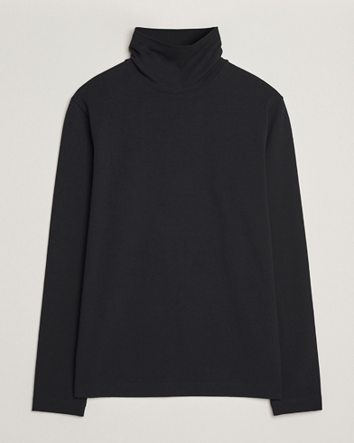 Filippa K Organic Cotton Stretch Turtleneck Black – Svart