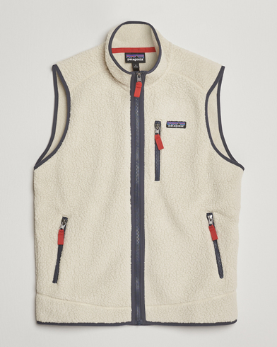 Patagonia Retro Pile Vest Pelican – Hvit