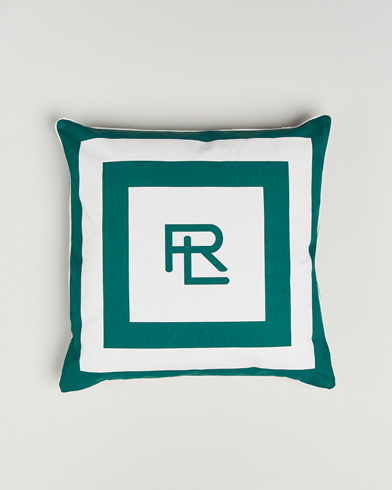 Ralph Lauren Home Holton Throw Pillow Green/White – Grønn