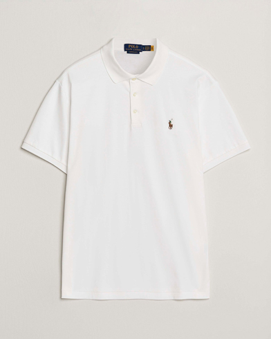 Polo Ralph Lauren Custom Slim Fit Cotton Polo White – Hvit