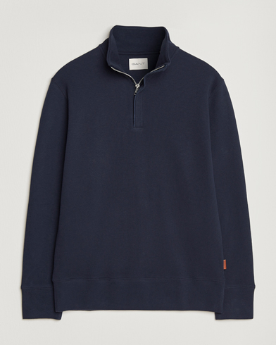 Colorful Standard Classic Organic Half-Zip Navy Blue hos CareOfCarl.no