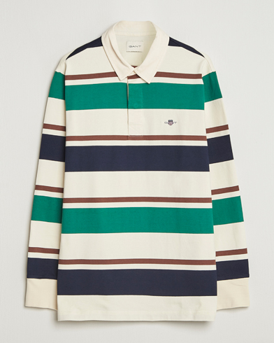 GANT Striped Heavy Rugger Cream Multi – Flerfarget