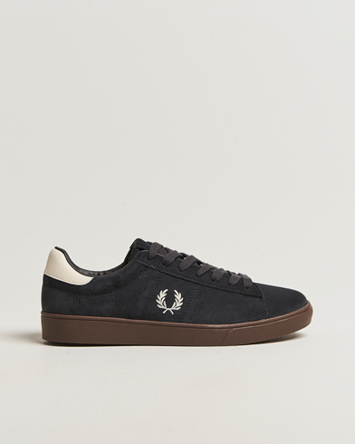 Fred Perry Spencer Suede Sneaker Anchor Grey – Grå