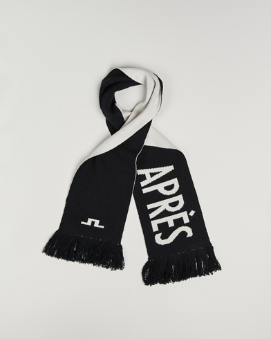 J.Lindeberg Jasper Graphic Scarf Black – Svart