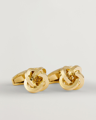 Amanda Christensen Knot Cufflink Gold – Gull