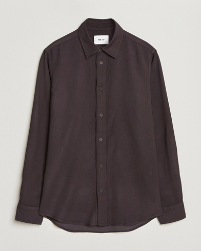 NN07 Colby Viscose Shirt Dusky Port – Brun