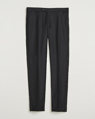 Morris Loro Piana Tuxedo Trousers Black – Svart