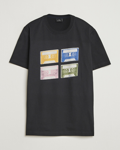 PS Paul Smith Tapes Printed T-Shirt Black – Svart